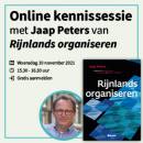 Online kennissessie Rijnlands organiseren