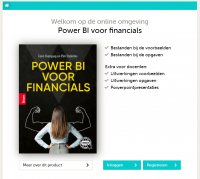 Power BI voor Financials eerste druk, boek inclusief licentie aanvullende website